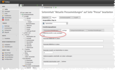 Die Plug-In-Einstellungen Auf diesem Bildschirmfoto ist zu sehen, welches Häkchen im Plug-In gesetzt werden muss, damit die Bildunterschriften in einer Nachrichtenliste angezeigt werden